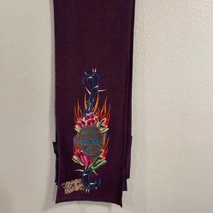 Christian audigier brand cashmere+ wool scarf